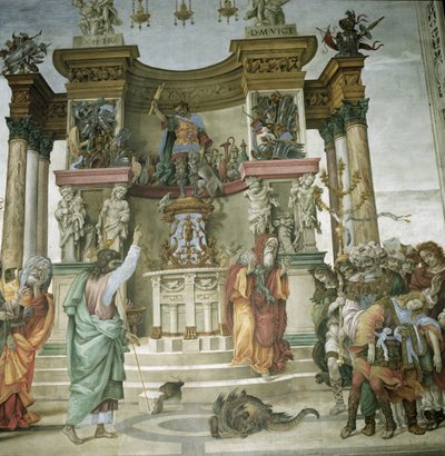 St. Philip die een demon uitdrijft, c.1497-1500 door Filippino Lippi